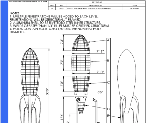 Rocket Ship Diagram