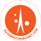 Raygun Gothic Rocket sticker